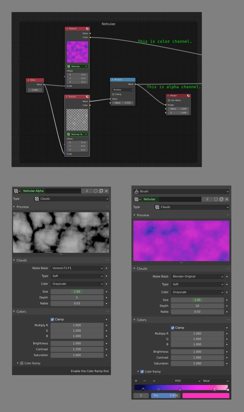 nebulae setup